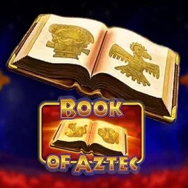 Logo of Book of Aztec from Amatic Industries at Spinhub Casino