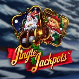 Jingle Jackpots slot logo by Dragon Gaming at Spinhub CasinoJingle Jackpots