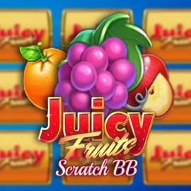 Juicy Fruits Scratch BB slot logo by Barbara Bang at Spinhub CasinoJuicy Fruits Scratch BB