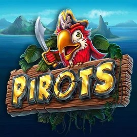 Pirots slot logo by ELK Studios at Spinhub CasinoPirots